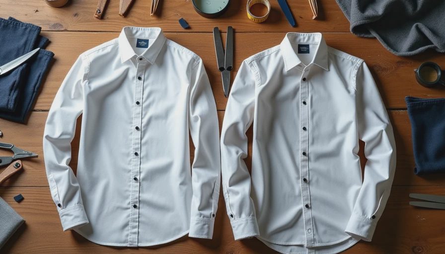 Close-up macro comparison of budget and premium oxford cloth weaves and seam quality