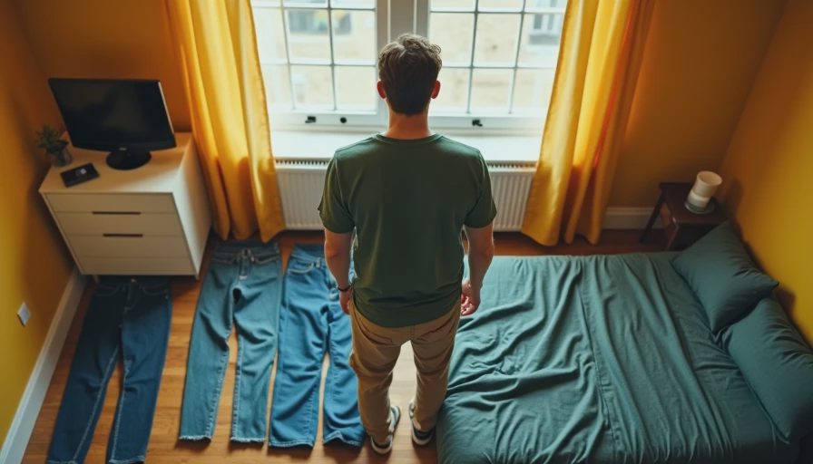 Visual context for levi's fit guide men's