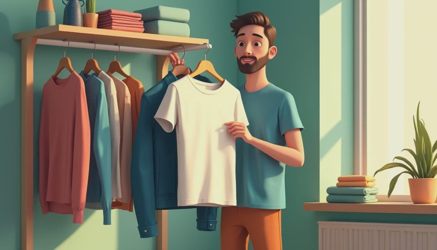 Visual context for men's wardrobe basics