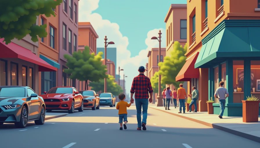 Visual context for dad style nashville