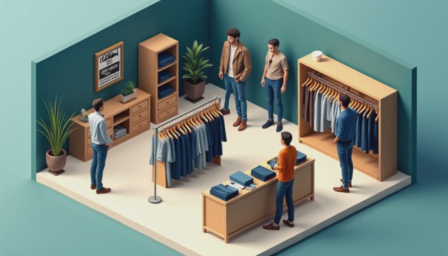 Illustration for levi's men's 501 original selvedge rinse jeans