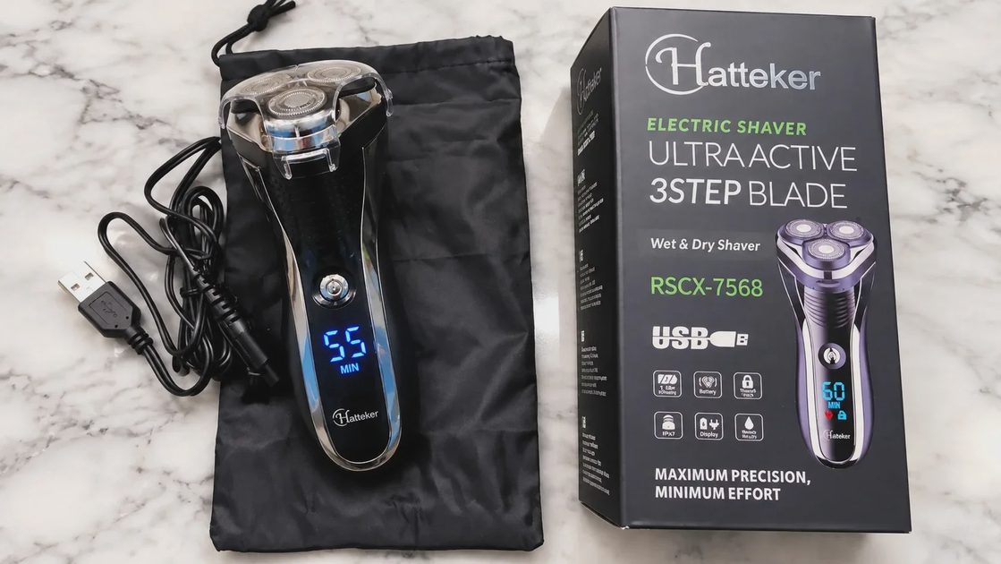 The Hatteker Electric Shaver Rotary Razor The Hatteker Electric Shaver Rotary Razor is the best cheap shaver I've put on my face