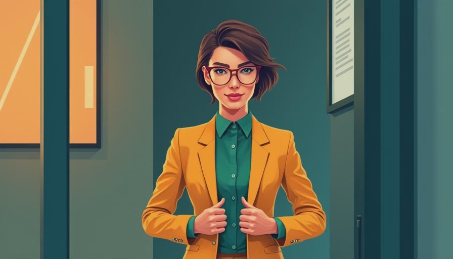 Visual context for how to style a blazer